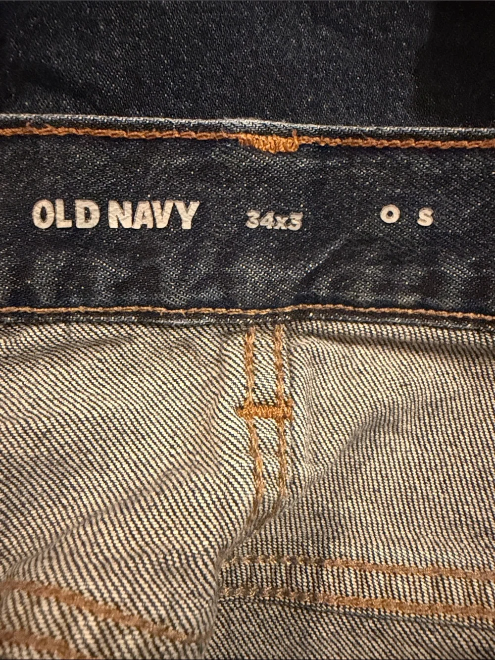 Old Navy Men's Dark Blue Slim Straight Jeans